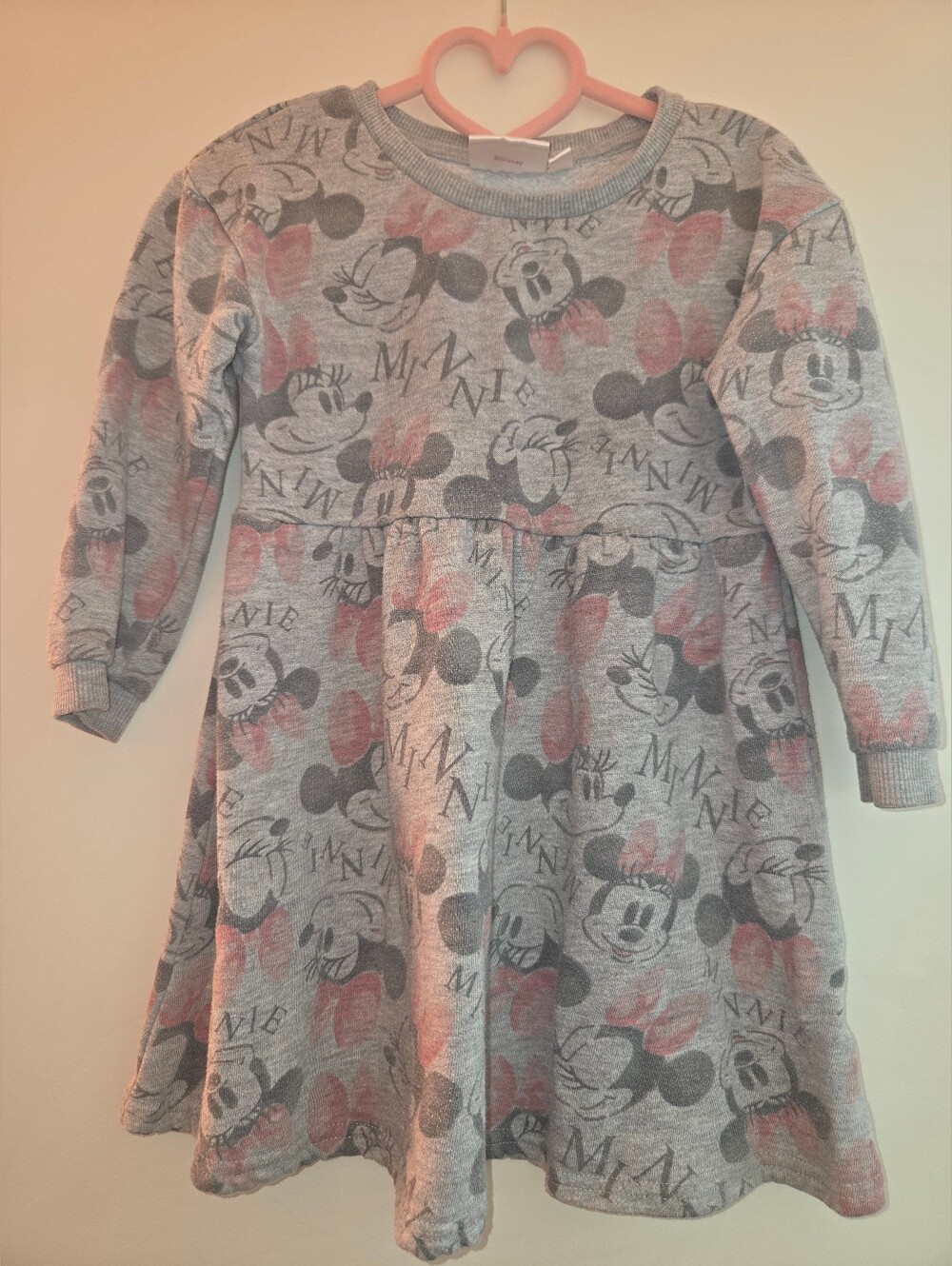 Disney Jr. Minnie Long Sleeve Sweater Dress